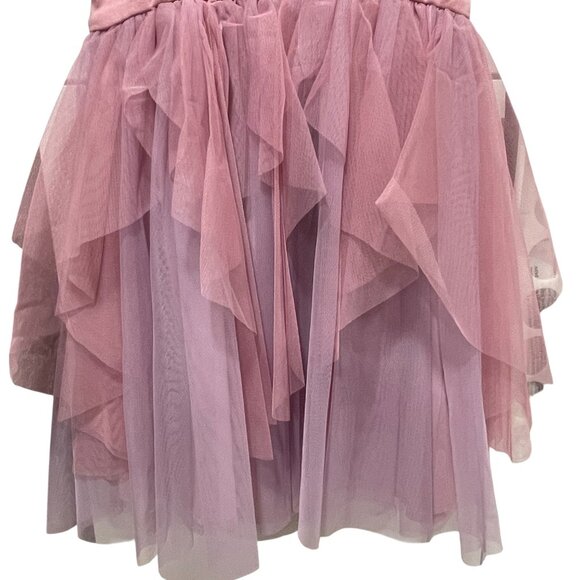 Fairycore Cat And Jack Sequin Tulle Dress Pink Girls 10 12 Princess Coquette - Picture 9 of 10